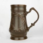 Kufel ceramiczny brązowy